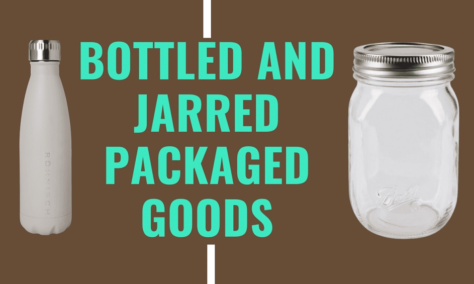 Bottled and jarred packaged goods