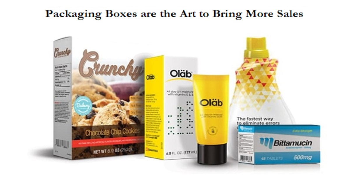 Packaging Boxes are the Art to Bring More Sales