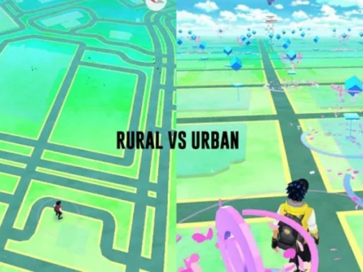 Pokemon Rural Vs Urban