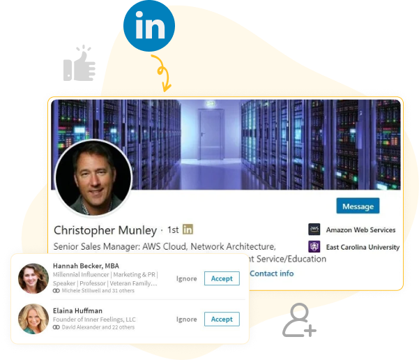 automate LinkedIn posting to build connections