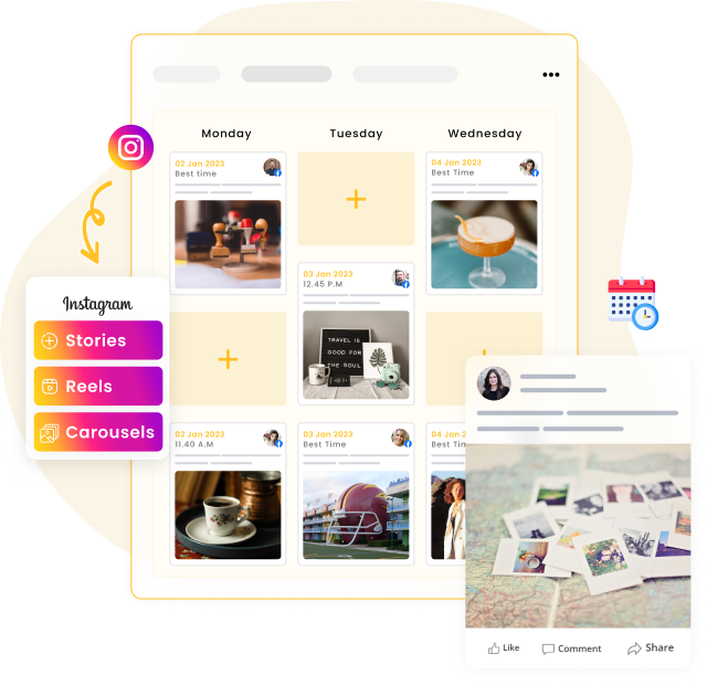 schedule instagram posts-social media automation tool