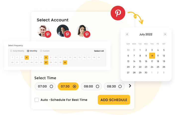 Pinterest post scheduler for images