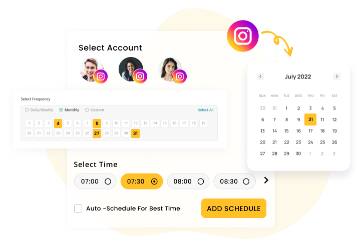 schedule Instagram posts quickly