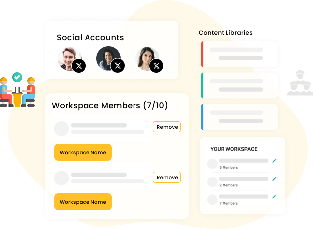 tweet schedulers for workspace management