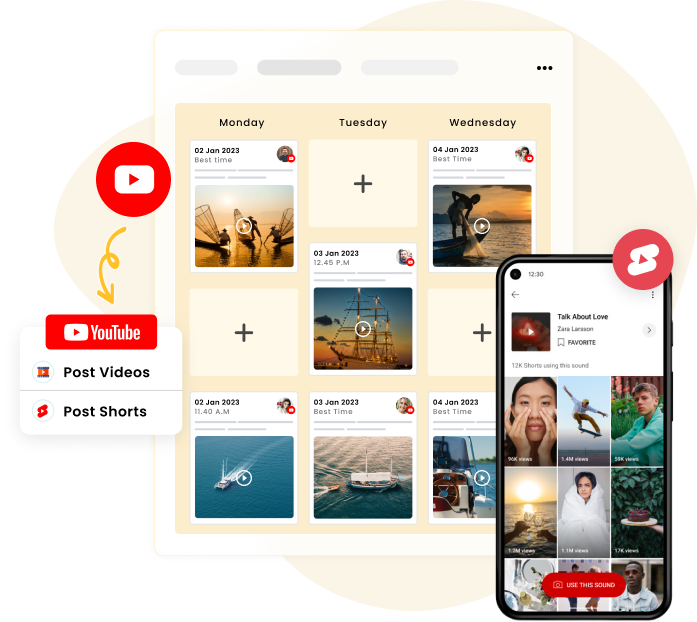 Schedule YouTube Videos shorts